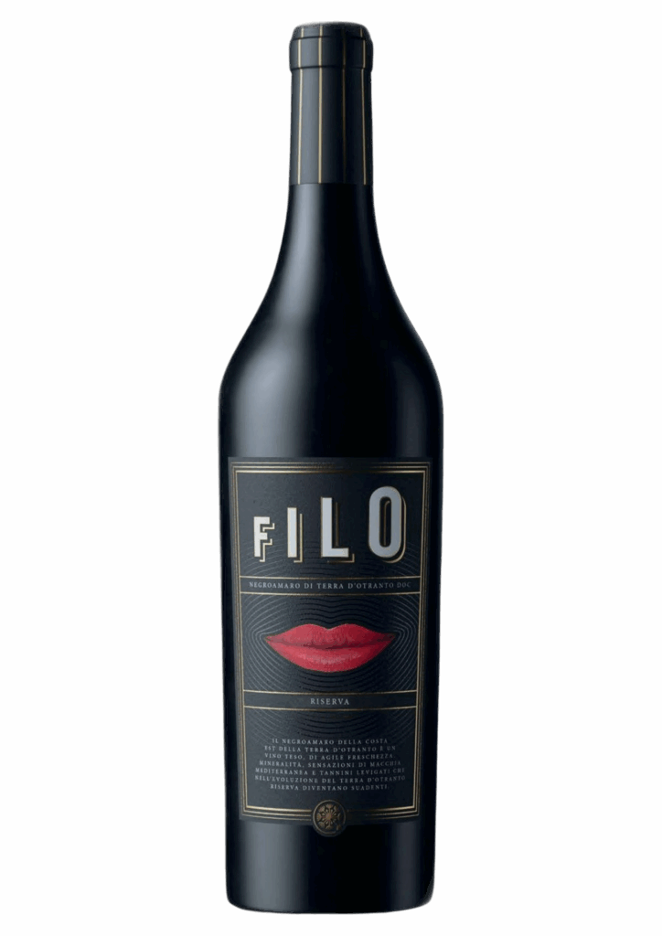 Terra d’Otranto DOC Negroamaro Riserva “Filo” 2022