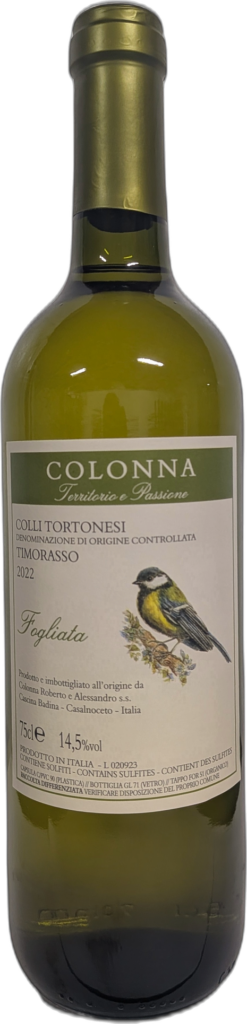 Colonna – Colli Tortonesi DOC Timorasso “Fogliata” 2022
