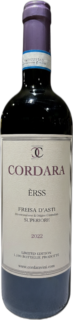 Cordara Vini – Freisa d’Asti DOC Superiore “Erss” 2023