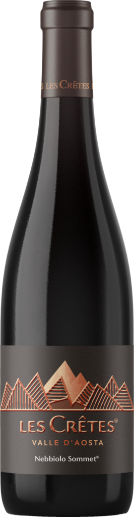 Les cretes valle d aosta nebbiolo doc sommet 2019 foto bottiglia