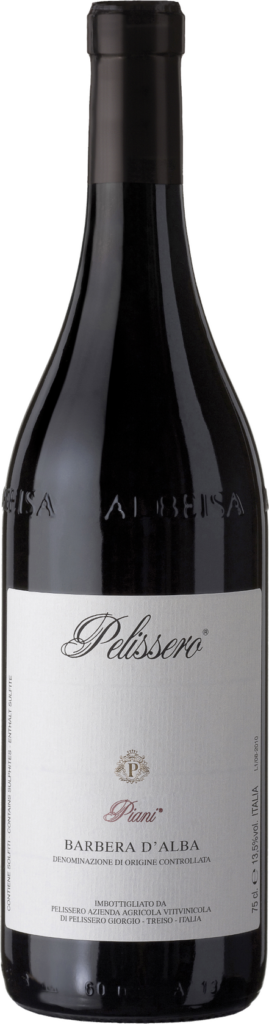 Pelissero barbera d alba doc piani 2021 foto bottiglia