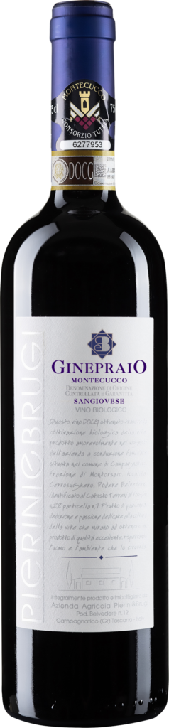 Pierini e brugi montecucco sangiovese docg ginepraio 2020 foto bottiglia