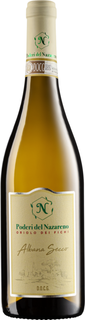 Poderi del nazareno romagna albana docg poderi del nazareno 2022 foto bottiglia