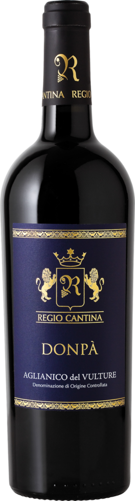 Regio cantina aglianico del vulture superiore docg donpa 2018 foto bottiglia