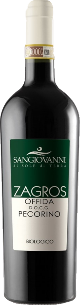 Sangiovanni offida pecorino docg zagros 2020 foto bottiglia