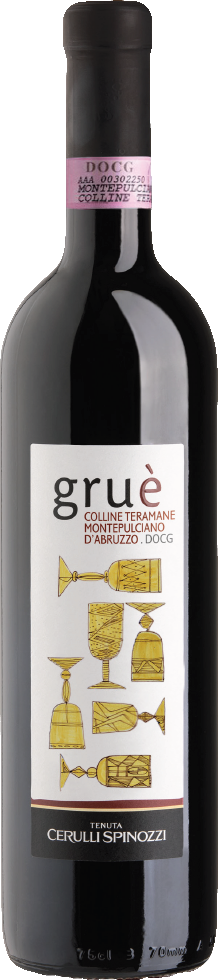 Tenuta cerulli spinozzi colline teramane montepulciano d abruzzo docg grue 2021 foto bottiglia