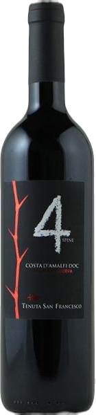 Tenuta San Francesco – Costa d’Amalfi DOC Tramonti Rosso Riserva “Quattro Spine” 2020
