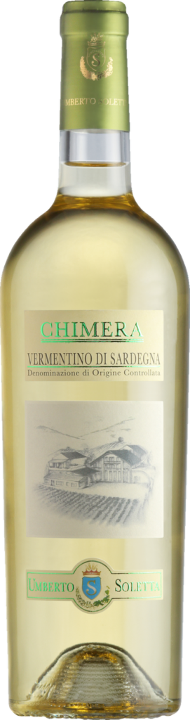 Tenute soletta vermentino di sardegna doc chimera 2022 foto bottiglia