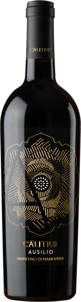 Vigneti calitro primitivo di manduria doc ausilio 2022 foto bottiglia