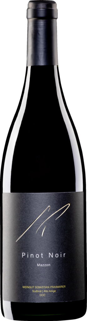Weingut sebastian praxmarer alto adige pinot noir doc mazzon 2021 foto bottiglia